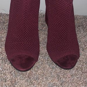 New Seven Dials opened toe booties